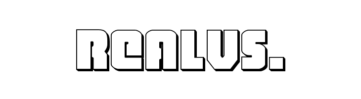 Heavy Falcon 3D  Free Fonts Download