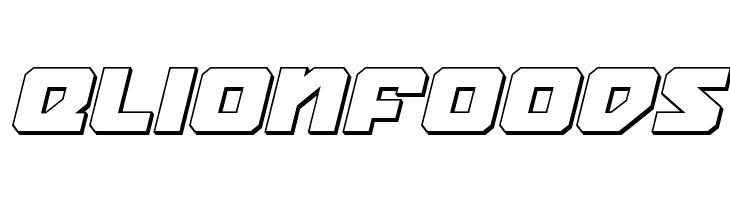 Legacy Cyborg 3D Italic  Free Fonts Download