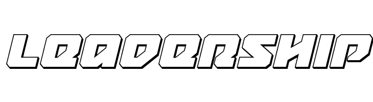 Legacy Cyborg 3D Italic  Free Fonts Download