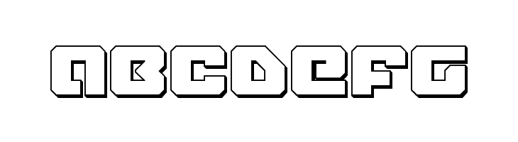 Legacy Cyborg 3D  Free Fonts Download