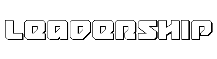 Legacy Cyborg 3D  Free Fonts Download