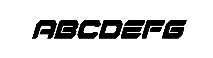 Hyper Viper Condensed Italic  Free Fonts Download