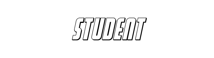 Homelander 3D Italic  Free Fonts Download