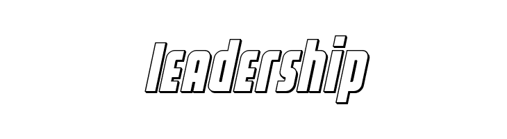 Homelander 3D Italic  Free Fonts Download