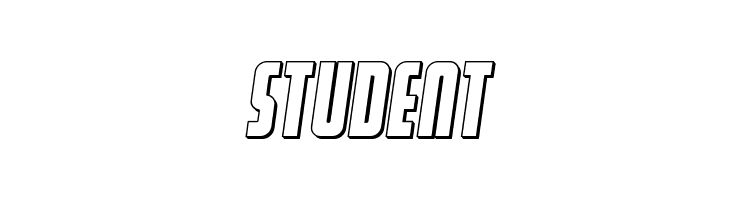 Homelander 3D Semi-Italic  Free Fonts Download