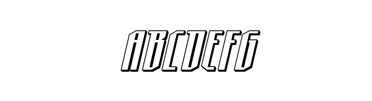 Hydronaut 3D Italic  Free Fonts Download