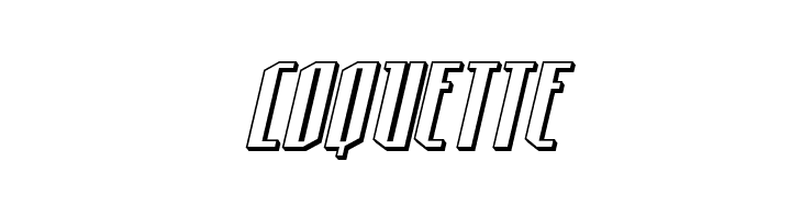 Hydronaut 3D Italic  Free Fonts Download