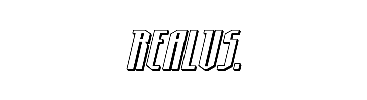 Hydronaut 3D Italic  Free Fonts Download