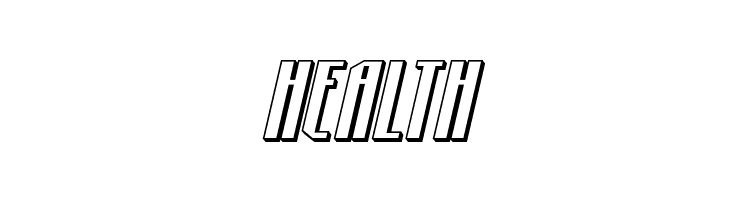 Hydronaut 3D Italic  Free Fonts Download