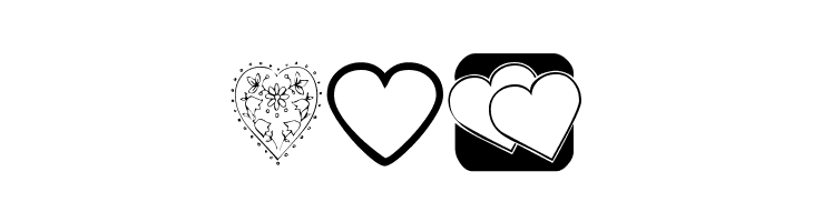 Valentine Things  Free Fonts Download