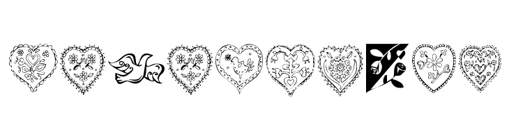 Valentine Things  Free Fonts Download