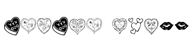 Valentine Things  Free Fonts Download