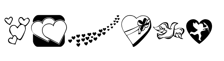 Valentine Things  Free Fonts Download