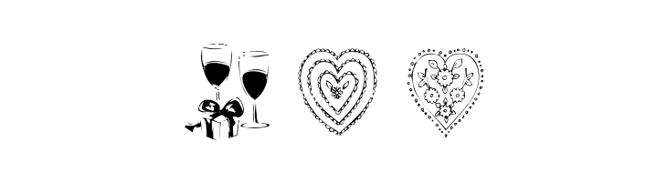 Valentine Things  Free Fonts Download