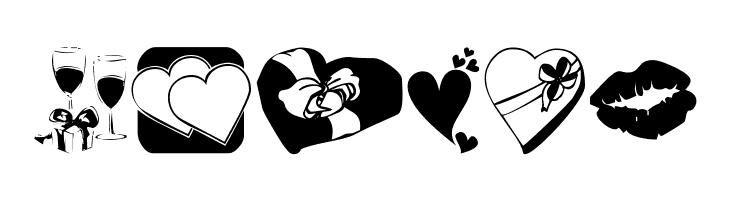 Valentine Things  Free Fonts Download