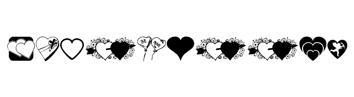 Valentine Things  Free Fonts Download