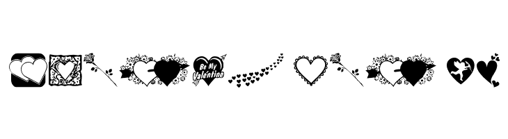 Valentine Things  Free Fonts Download