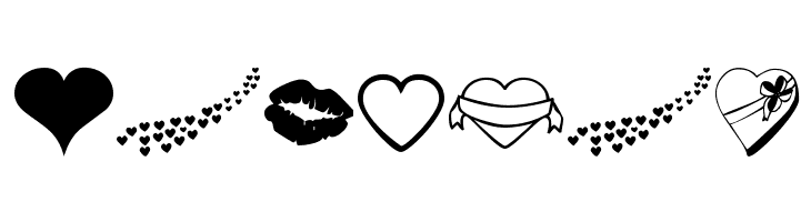 Valentine Things  Free Fonts Download