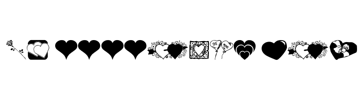 Valentine Things  Free Fonts Download