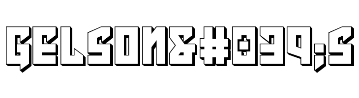 Emerald Beacon 3D  Free Fonts Download