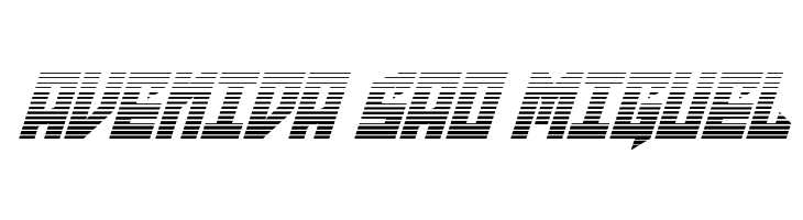 Emerald Beacon Gradient Italic  Free Fonts Download