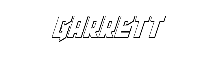 Emerald Beacon Outline Italic  Free Fonts Download