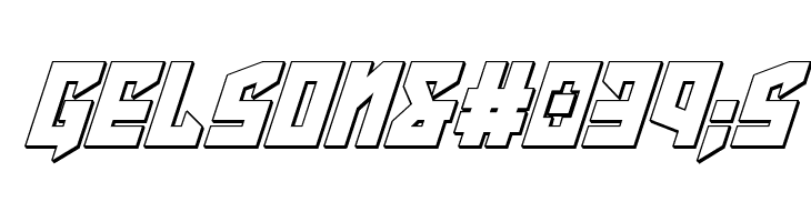 Emerald Beacon Outline Italic  Free Fonts Download