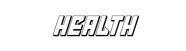 Emerald Beacon 3D Italic  Free Fonts Download
