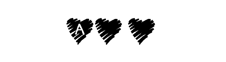 KR Scribble Heart  Free Fonts Download