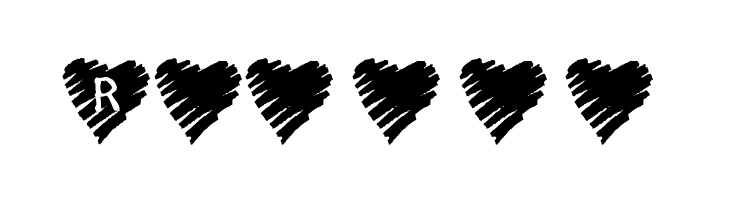 KR Scribble Heart  Free Fonts Download