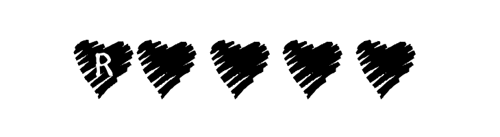 KR Scribble Heart  Free Fonts Download