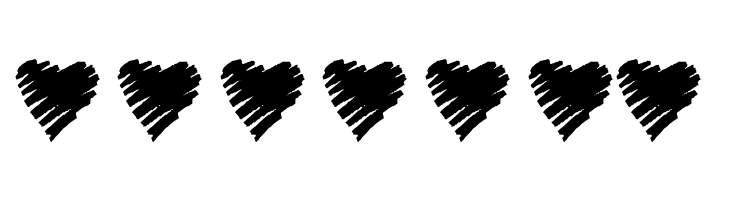 KR Scribble Heart  Free Fonts Download