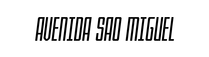 Blue Cobra Expanded Semi-Ital  Free Fonts Download