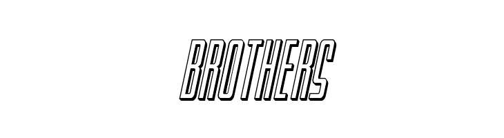 Blue Cobra 3D Italic  Free Fonts Download