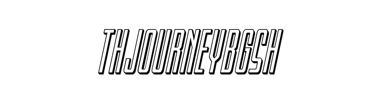 Blue Cobra 3D Italic  Free Fonts Download