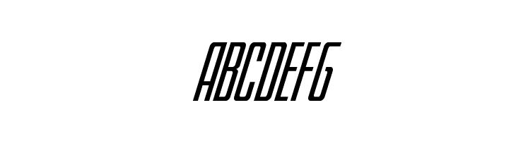 Blue Cobra Expanded Super-Ital  Free Fonts Download