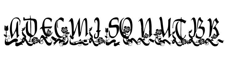 Hearts and Flowers  Free Fonts Download