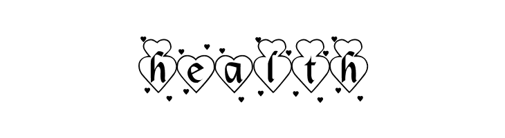 Hearts and Flowers  Free Fonts Download