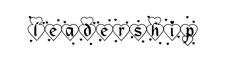 Hearts and Flowers  Free Fonts Download