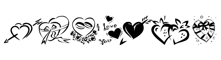 KR Valentines 2006 Four  Free Fonts Download
