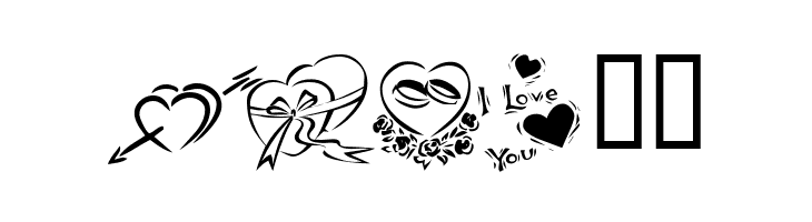 KR Valentines 2006 Four  Free Fonts Download