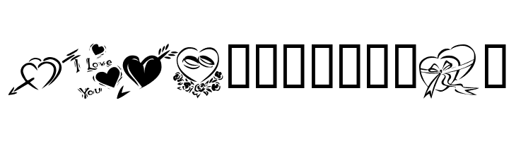 KR Valentines 2006 Four  Free Fonts Download