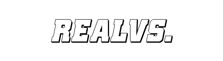 Red Delicious 3D Italic  Free Fonts Download