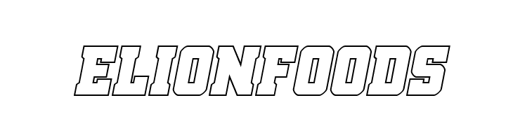 Red Delicious Outline Italic  Free Fonts Download