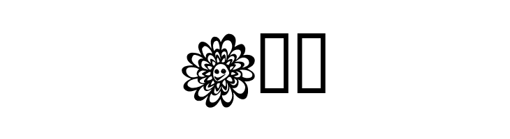 KR Just The Flowers  Free Fonts Download