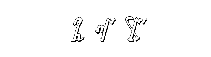 Wiccan Ways 3D Italic  Free Fonts Download