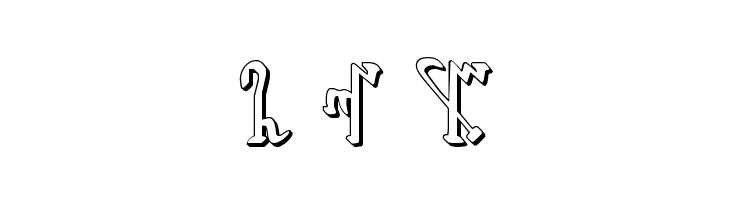 Wiccan Ways 3D  Free Fonts Download