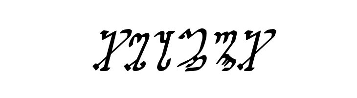 Wiccan Ways Italic  Free Fonts Download