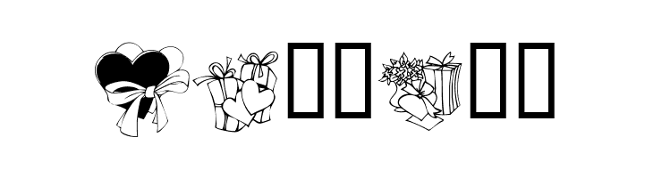 KR Cuori Divertenti 6  Free Fonts Download