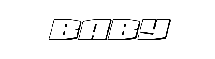 Alpha Century 3D Italic  Free Fonts Download